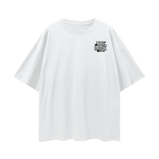 Inked Barbell oversize tee