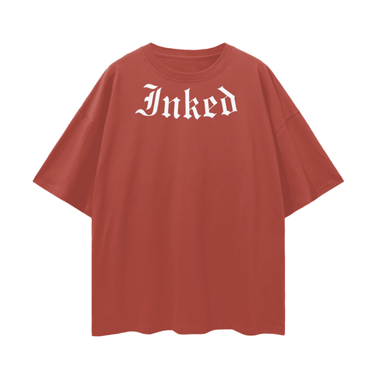Inked Barbell Oversize Tee (Skull)